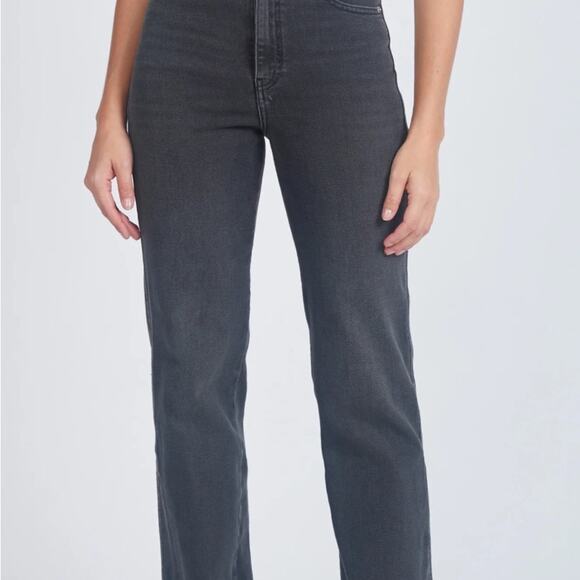 Dr. Denim moxi straight dark grey mist jeans - Picture 3 of 8